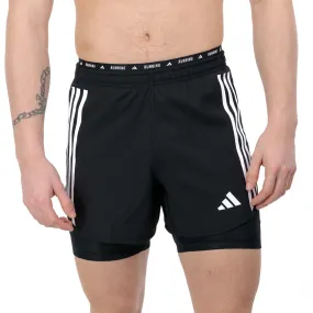 adidas Own The Run 3S 2 in 1 5in Shorts