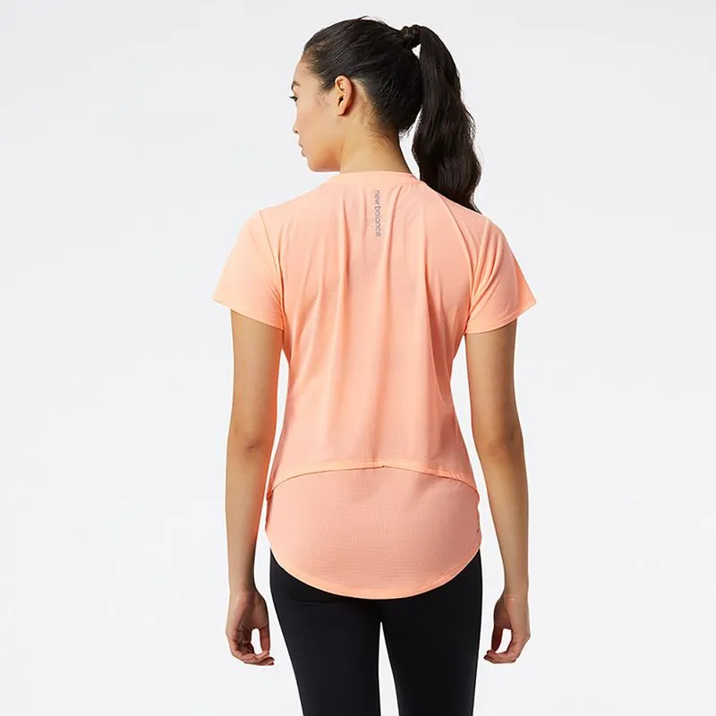 Camiseta Manga Corta Para Mujer Accelerate Sleeve New Balance 55950