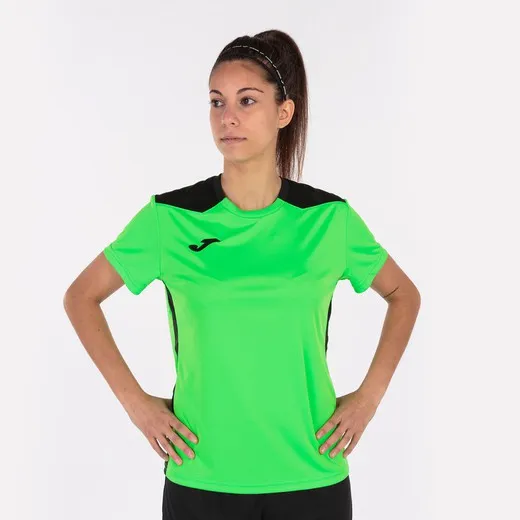 Championship Vi Short Sleeve T-Shirt Fluor Green Black