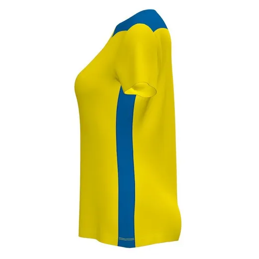 Championship Vi Short Sleeve T-Shirt Yellow-Royal Blue