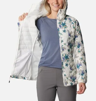 Chaqueta híbrida con capucha Powder Pass™ para mujer