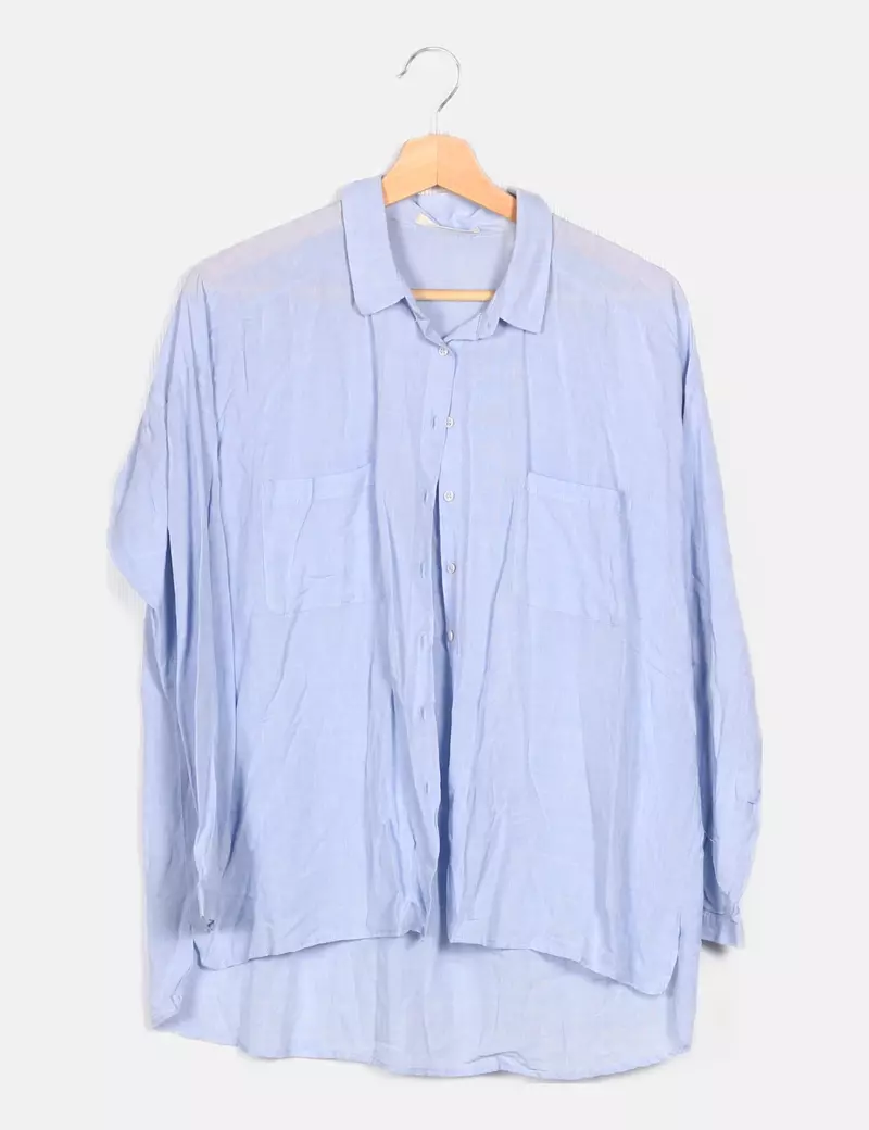 EseOese Camisa azul básica