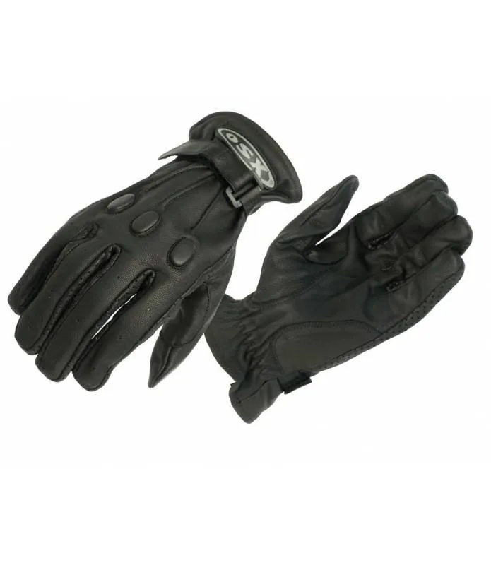 Guante de cuero para moto de verano OSX Summer Motorcycle Racing Leather Glove 911