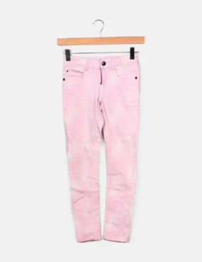 IKKS Jeans denim rosa tie dye pitillo