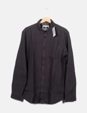 Jack & Jones Camisa gofrada gris oscuro