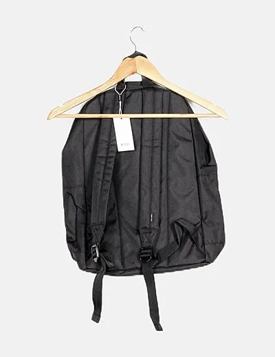 Jack & Jones Mochila negra logo