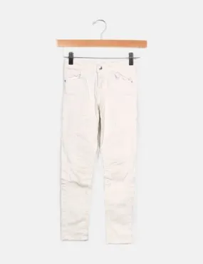 Kiabi Jeans denim blanco slim fit