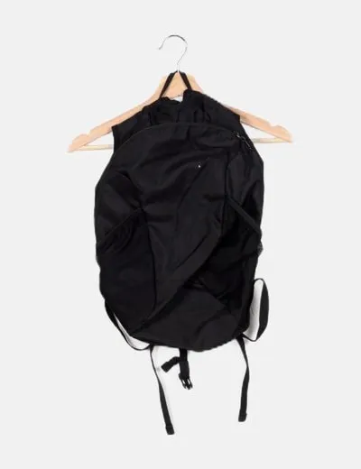 KI·MOOD Mochila negra detalle cremallera