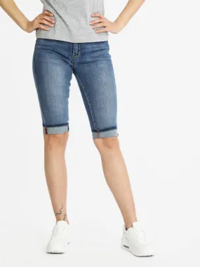 Max & Liu Pantalones capri de mujer en jeans
