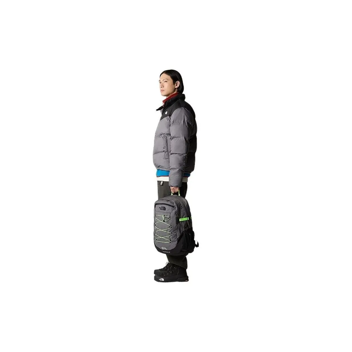 Mochila Borealis Classic Smoked Pearl/Safety Green
