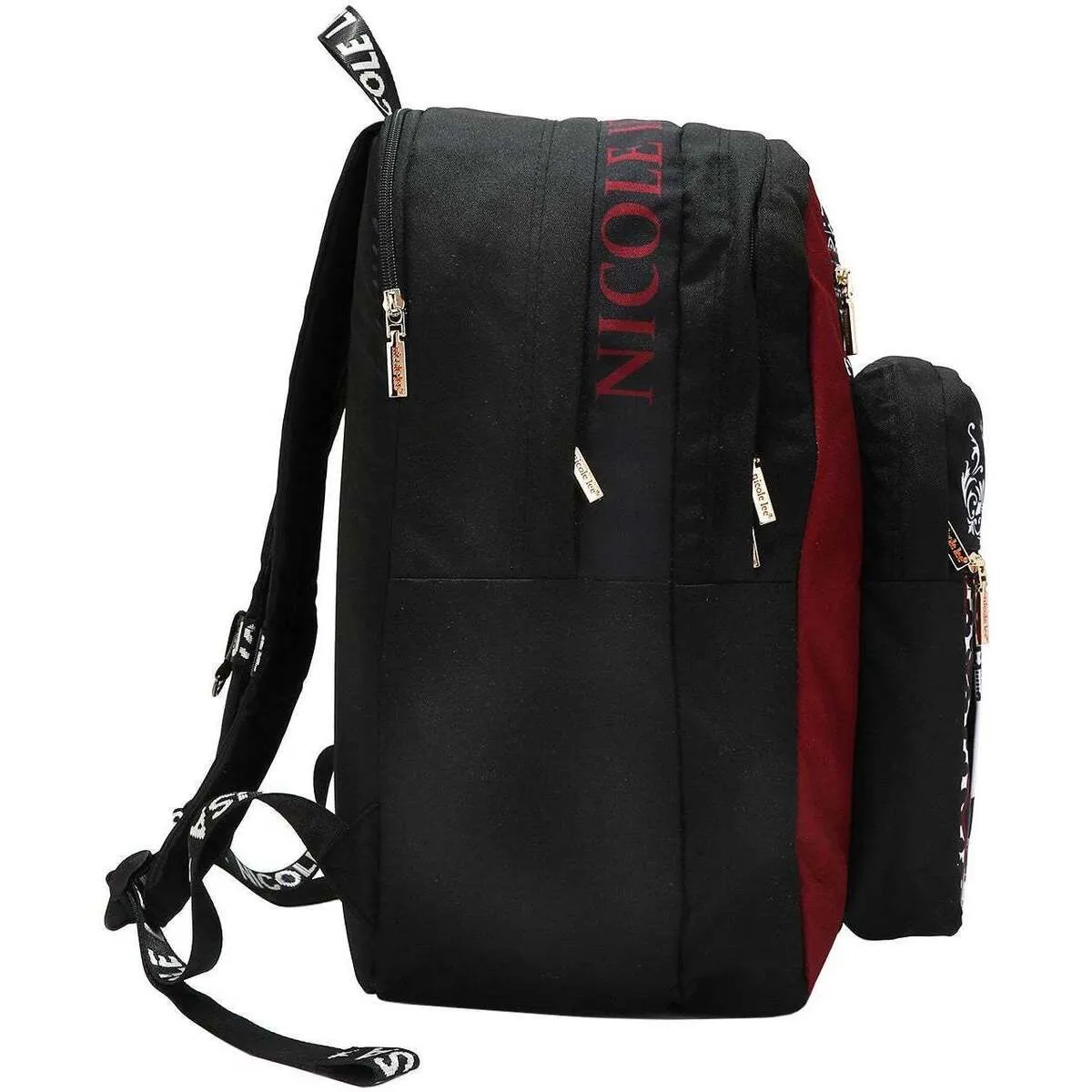 MOCHILA DE NYLON + ESTUCHE LADY IN BLACK