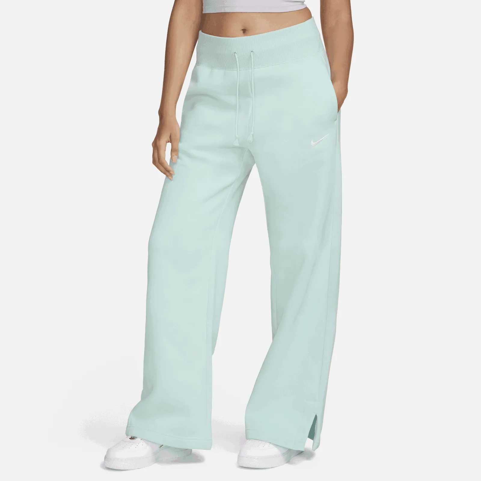Nike Sportswear Phoenix Fleece High-Waisted Wide Leg Tracksuit Bottoms