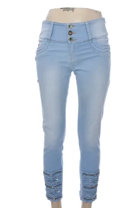 Pantalón color Azul - Lowell Jeans