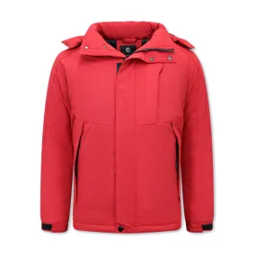 Parka Hombre Capucha Pelo