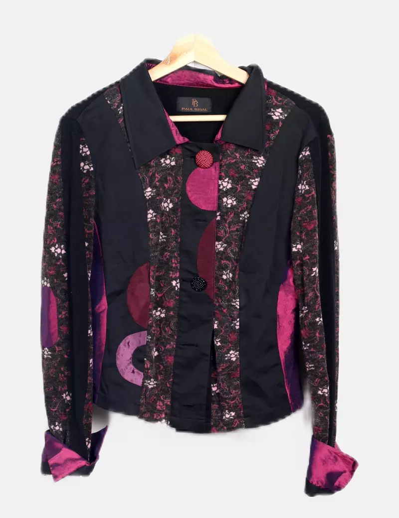 Paul Brial Camisa negra combinada