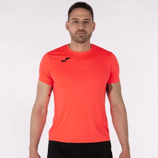 Record Ii Short Sleeve T-Shirt Fluor Coral
