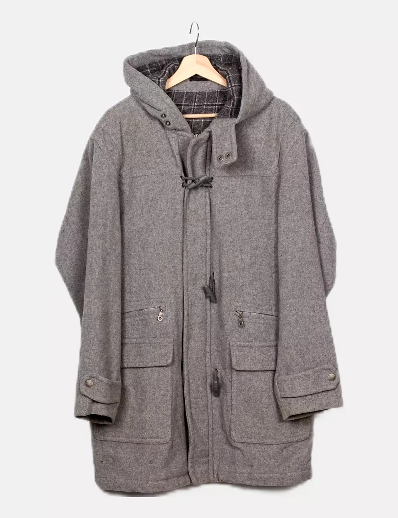 Springfield Chaquetón gris capucha