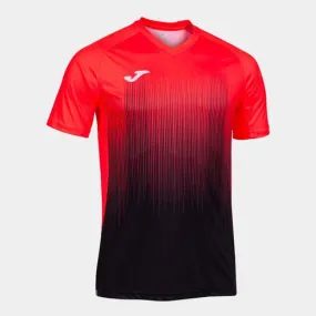 Tiger Iv Short Sleeve T-Shirt Black Fluor Coral