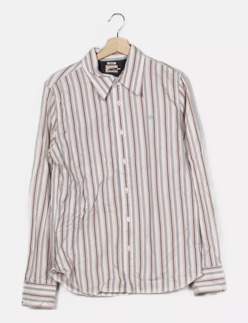 Tommy Hilfiger Camisa blanca estampada
