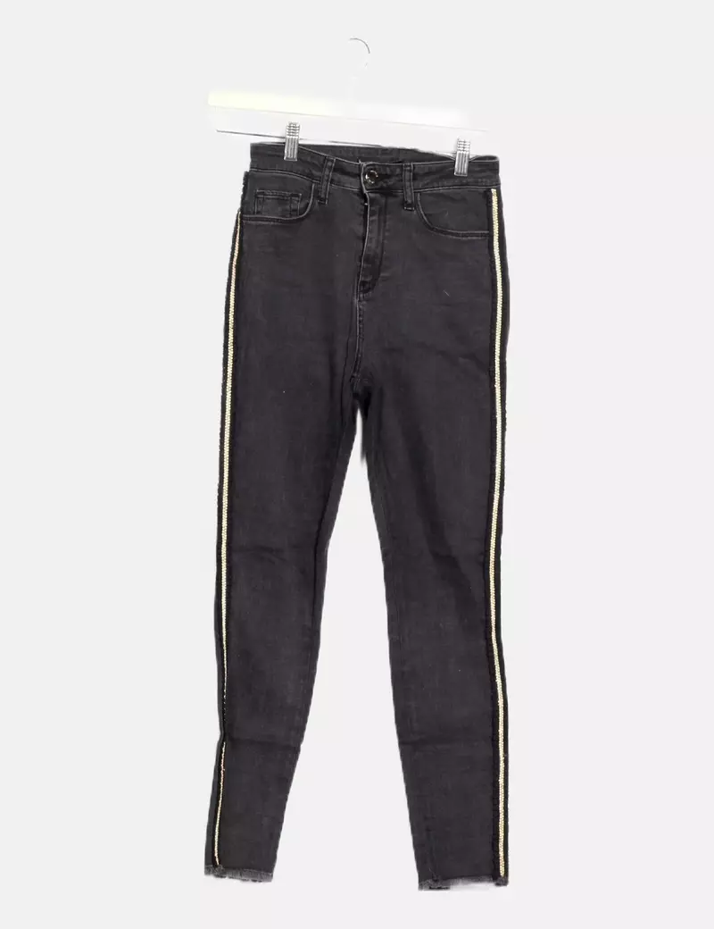 Uterqüe Jeans pitillo detalle lurex