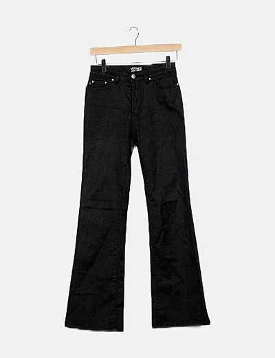 Versace Jeans denim negro glitter