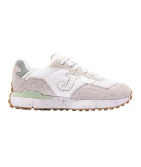 Zapatillas Casual Joma C.1992 Lady 2402 Blanco Beige Celeste Niña