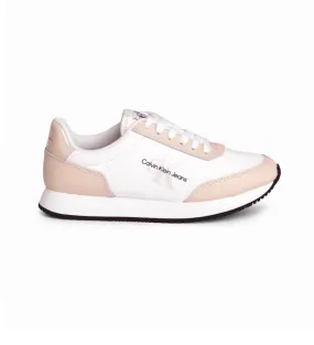 Zapatillas Runner Low Lace Mix Ml Met blanco, rosa